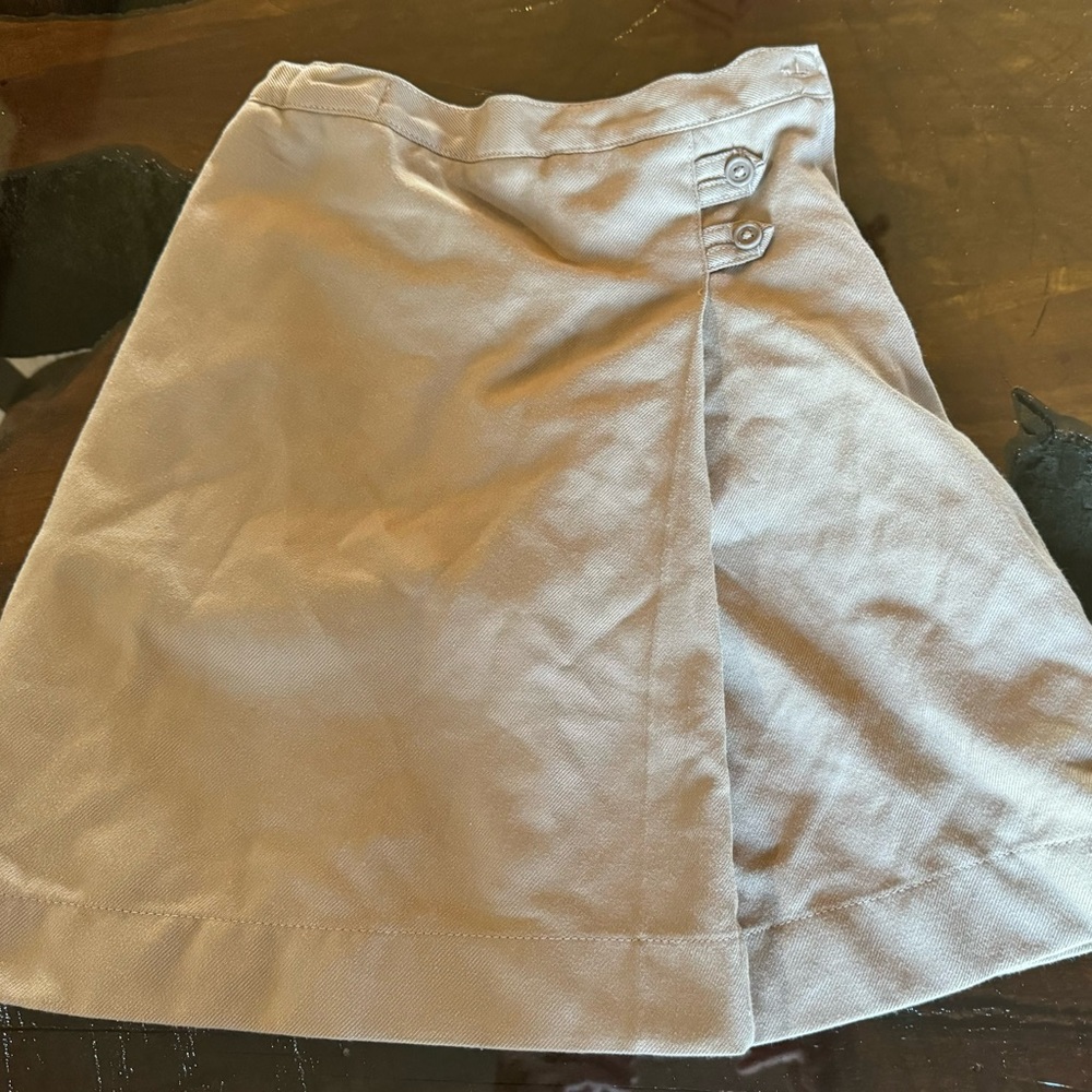Lands end girls uniform skirt